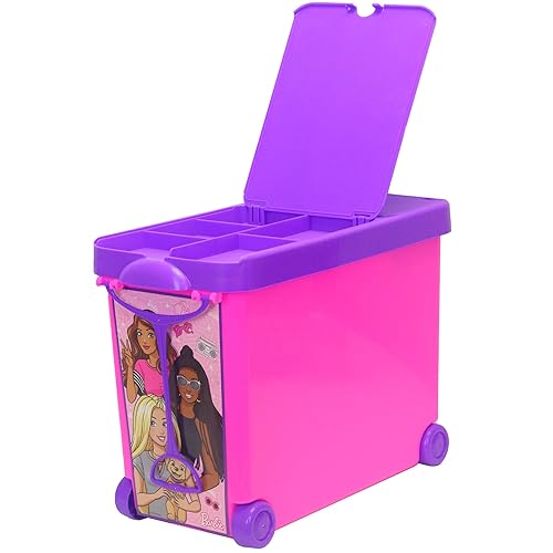 Barbie Store It All! Rolling Storage Bin – Extra-Large Organizer