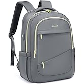 LOVEVOOK Laptop Backpack for Women, Slim Business Laptops Bag with Separate Computer Compartment Stylish Daypack for College Work Travel, Fits 15.6" Laptop
