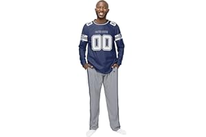 FOCO NFL mens Nfl Team Logo Gameday Ready Jersey Pajama Set