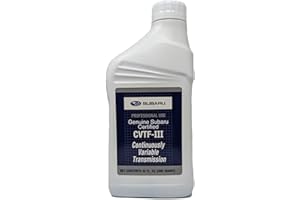 Subaru CVTF-III Transmission Fluid SOA427V2610 OEM AUTO 1 Quart Geunine CVT 3 Forester Legacy Outback Crosstrek Impreza
