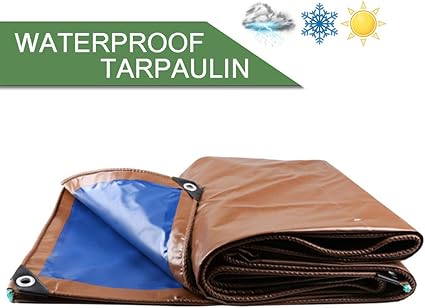 NMRCP Lona Impermeable Exterior, Toldo Reforzado Gramaje, Funda para