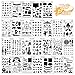 26 Packs Stencils for Journal and Diary DIY Drawing Stencils, Greeting Card Template