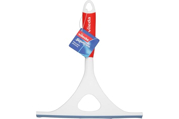 Vileda Multi-Purpose Shower Squeegee | Squeegee for Glass Window, Mirror, Shower Door and More
