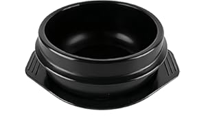 Korean Cooking Korean Stone Bowl By Whitenesser, Stone Pot Sizzling Hot Pot for Bibimbap and Soup (Large, No Lid) - Premium C