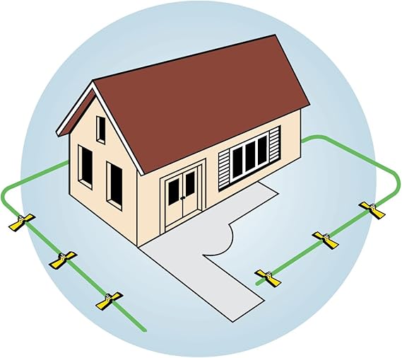 Orbit 58092n Port A Rain Hose Watering Sprinkler System
