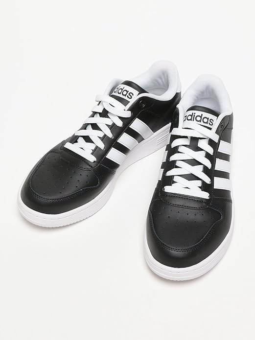Amazon アディダス ネオ Adidas Neo Team Court チームコート 吸湿排汗 防臭抗菌 レザー ロゴ バイカラー ローカット スニーカー Aw4525 Aw4526 ブラック 26 0cm 並行輸入品 Adidas アディダス スニーカー