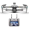 Idenfunny GPS Drone with Camera 4K for Adults,Professional 3-Axis Gimbal & 4K/30FPS EIS Camera, Smart Return to Home,Gesture Selfie,Fixed Point Surround,360° Obstacle Avoidance, Brushless Motors Level 8 Wind Resistance,Foldable Mini Drones for Beginners