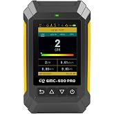 GQ 600 PRO Geiger Counter Nuclear Radiation Detector &ndash; Dosimeter for Alpha, Beta, Gamma, X-Ray &ndash; Portable Radiation Monitor with Real-Time Data, Global Data Sharing, LCD Display &amp; USB