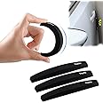 Car Side Door Edge Guards Protector Black Scratch Guard for Car,Sedans,Truck,SUV(Rubber,4 pieces)