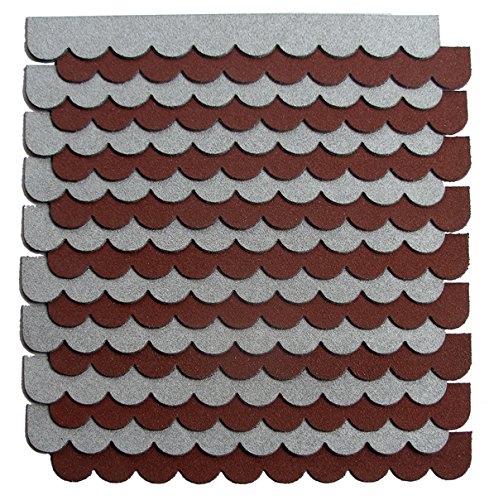 crash-marek Mini Dachschindeln,Anthrazit,Dachpappe,Vogelhäuser,Kaninchenstall,Holzgestell,Betonsäulenüberdeckung… – Bild 4