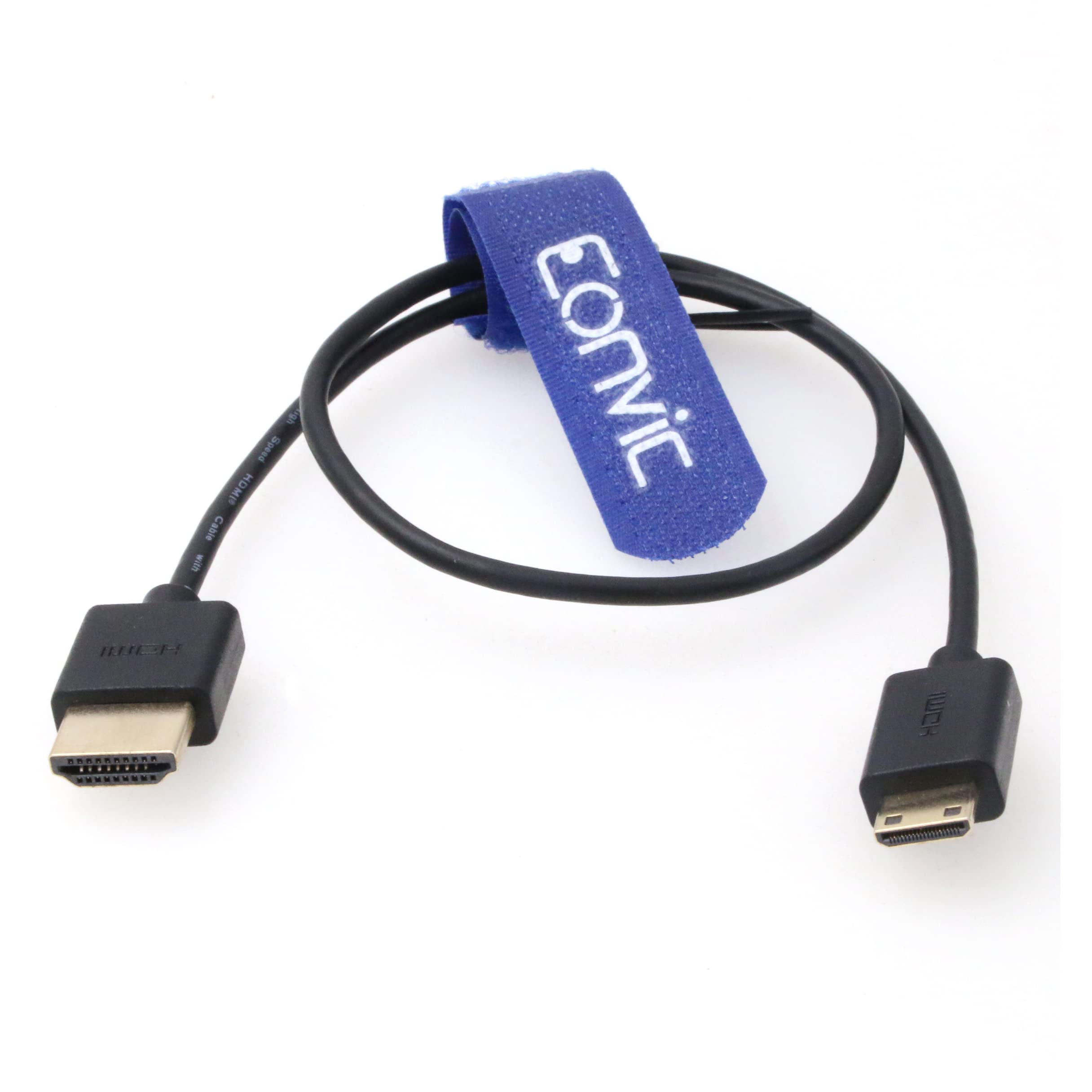 Eonvic 4K 2K Standard HDMI to Mini HDMI Cable 18Gbps High Speed 1080p HD Cable for HDSLR Cameras,TV, PC, Laptop, MacBook, Monitor (39.37IN/1M)