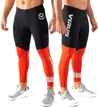 orange compression pants