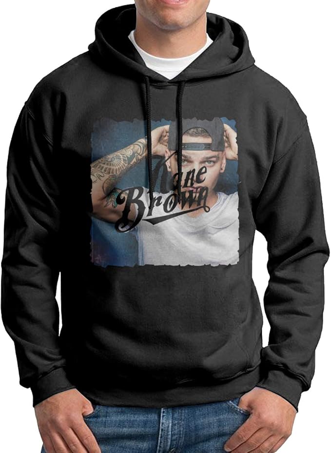 Droiramie Men's with Kane Brown Printing Hoodies Clothing