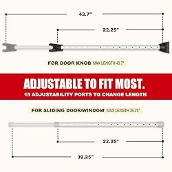 SECURITYMAN Adjustable Door Security Bar