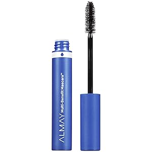 Almay Multi-Benefit Waterproof Mascara, Black, Ophthalmologist Tested, Fragrance Free, Hypoallergenic, 0.24 oz