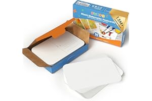 Funto Blank Watercolour Paper Postcards, 50 Cards, 4"x6", 140lb/300gsm, Blank Note Cards for Watercolor Journal, Acid-Free He