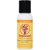 Jessicurl, Deep Conditioning Treatment, No Fragrance Added, 2 Fl oz | Intense Pampering for Dry Damaged Hair, Anti Frizz, Dual Formulated for Deep Conditioner and Leave In Conditioner for Curls