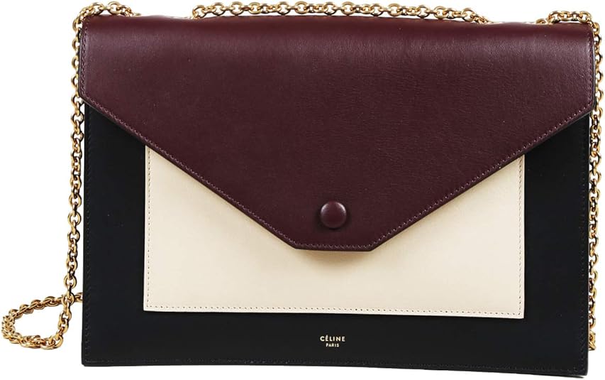 celine leather shoulder bag