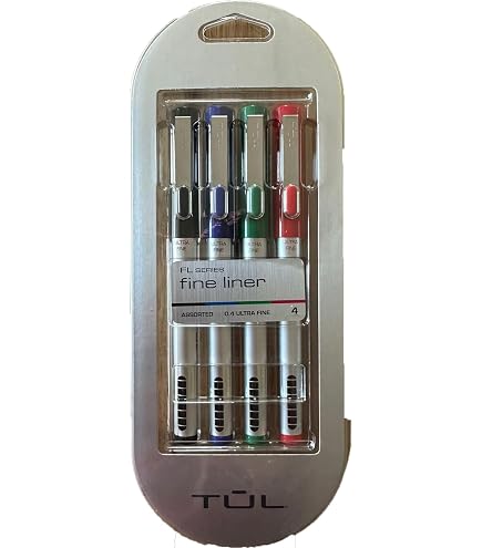 TUL Fine Liner Felt-Tip Pens - Black Ink, Quick-Dry, Smooth Writing - 12-Pack Box For School, Office, Or Home - View #5