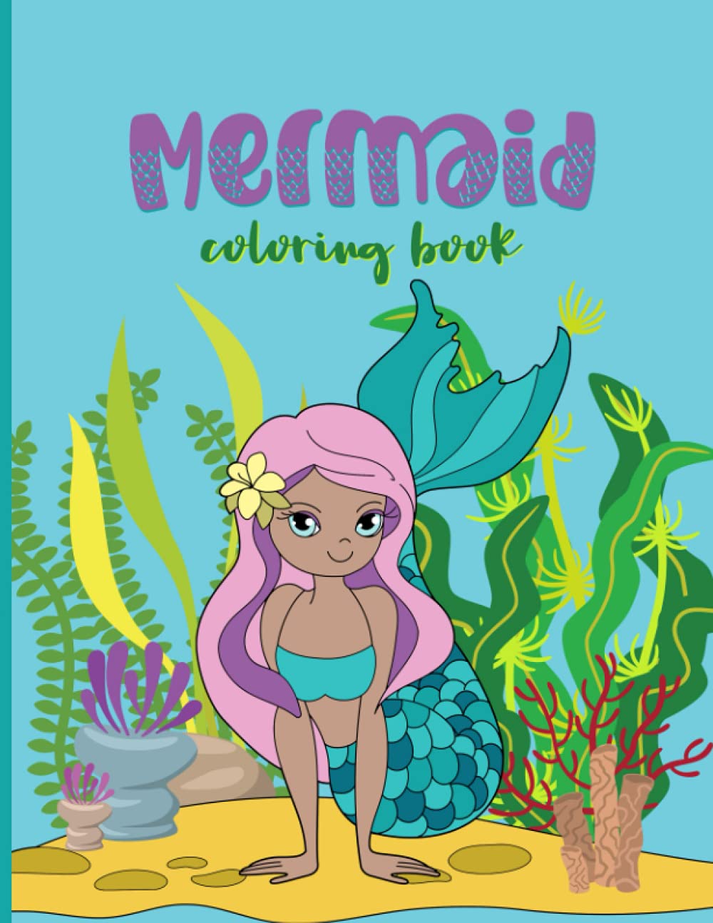 Mermaid Coloring Book: Mermaid Coloring Book For Teens Girl ...