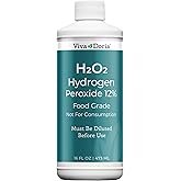 Viva Doria H2O2 Hydrogen Peroxide 12 Percent, Food Grade, 473 mL (16 Fluid Ounce)