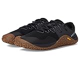 Merrell Men's Trail Glove 7 Sneaker, Black/Gum, 7.5