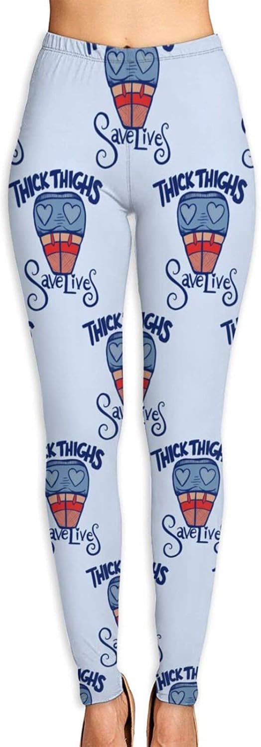 CURANI Thick Thighs Save Lives 5 Leggings Yoga