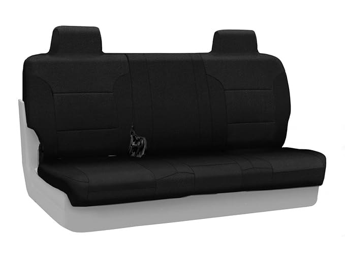 Coverking Custom Fit Rear 60/40 Back Seat Cover for Select