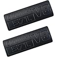 2pcs IFORCE 5.7L V8 Badge Side Emblem, 3D Door Badge NamePlate Decals Stickers Replacement for IFORCE (Black)