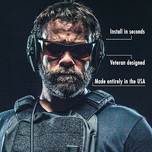 3 Noisefighters+Glasses+Rangeguard+Tactical+Compatible