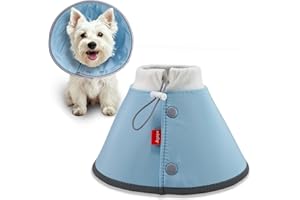 Agape Soft Dog Cone for Small Dogs & Cats, Comfy Dog Recovery Collars After Surgery, Adjustable E Collar Alternative to Stop 