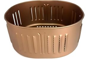 Stainless Steel Air Fryers Liners Reusable Pots Accessories Inserts for Kitchen Oven Large Capacity Air Fryers Insert