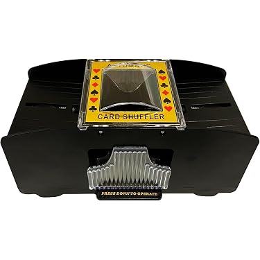 Mélangeur De Cartes Automatique MXTIMWAN – 1-2 Jeux, USB/piles – Poker, UNO, Blackjack