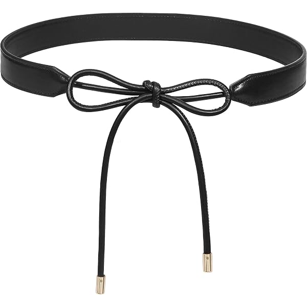 7571 Women\'s Tie Waist Belts Fashion Leather Belt Coat Dress Sweater RoseSeek Women main image 4
