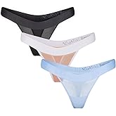 Negative Underwear – Sieve Thongs For Women – Minimal Cut in Subtly Sheer, Naturally Smoothing Belgian Micromesh - 3 Pack