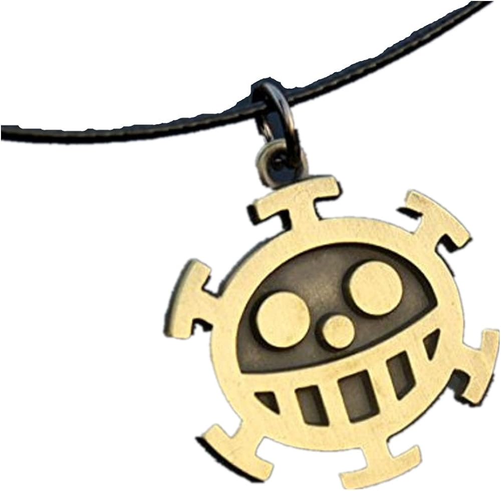 1 X One Piece Skull Logo Anchor Logo Necklace Trafals Gallo