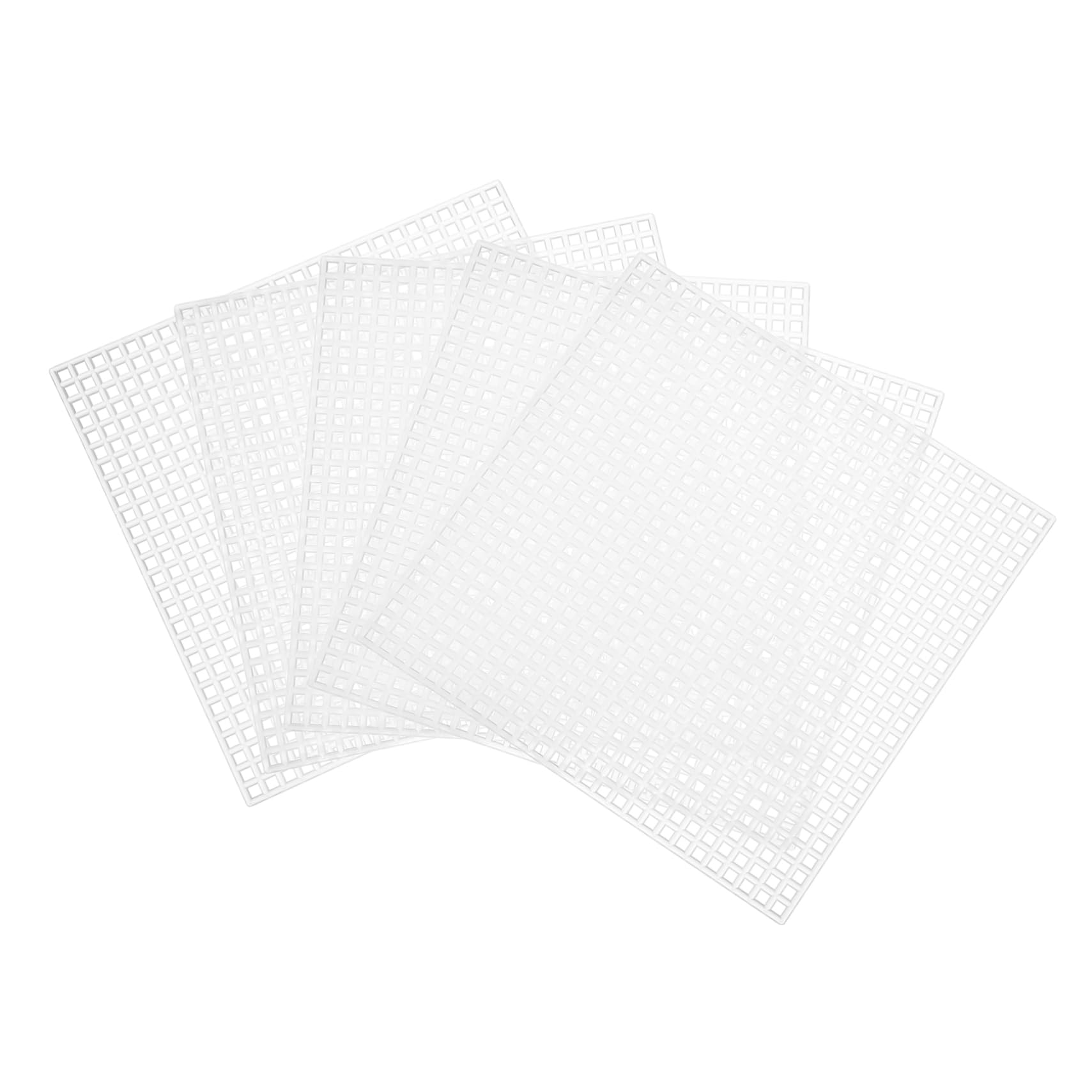 SEWOART 12 Pcs Sheets Three-Dimensional Embroidery Quilting Sheet mesh Crochet Plastic mesh Plastic Canvas Patterns Plastic Canvas Plastic Piece Round Manual Canvas