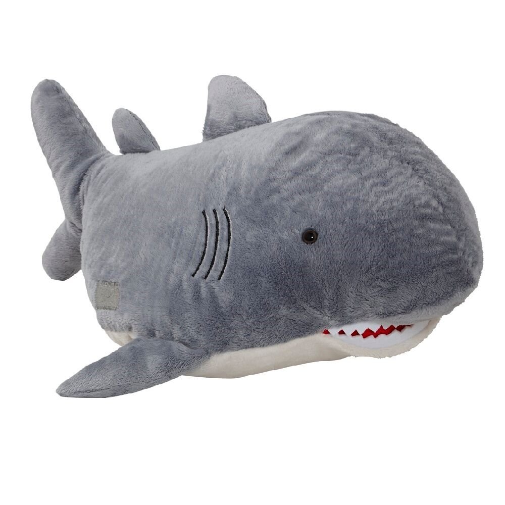 Pillow Pets Discovery Channel, Sharky Shark, 16" Shark Week Stuffed Animal Plush Toy