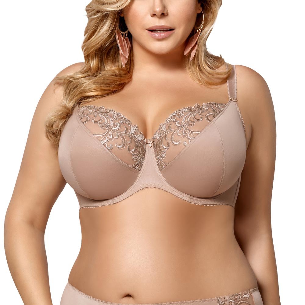 Gorsenia K378 Womens Victoria White Non Padded Underwired Full Cup