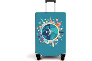 BBKON Luggage Covers Suitcase Cover Protector, Travel Luggage Protective Cover Suitcase Cover Washable Elastic Dustproof Trav