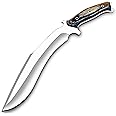 WARIVO Handmade D2 Kukri Knife - 15 Inch Fixed Blade Full Tang Machete for survival Clearing Bush, Yard Work, Gardening, Camping, Hiking, and Bushcraft Outdoor Activities