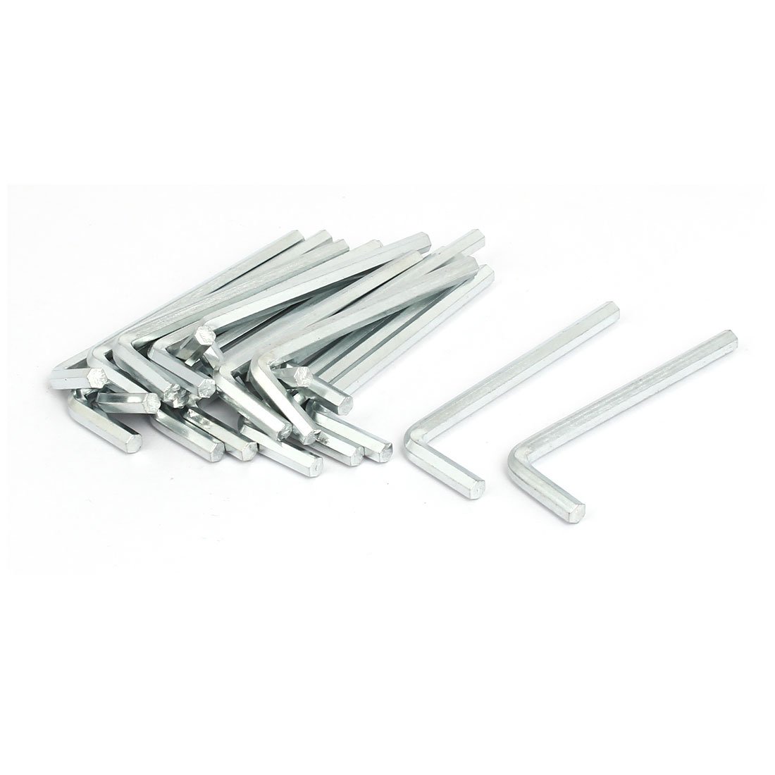 Sourcingmap Hex Key Wrench, 4mm Metric L Shape Hexagon Head Repair Tool, 20 Pcs (2.2" Length)