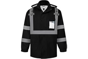 Granuton HI Vis Rain Jacket,High vis rain jacket for men women