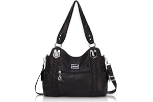 Angel Barcelo Large Purses for Women Soft PU Leather Hobo Bag for Women Shoulder Bag