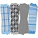 juDanzy Baby Boys Preppy 4 Pack of Leg Warmers