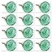 Shabby Restore Green Bubbles Glass Dresser Drawer, Kitchen Cabinet Drawer or Door Knobs, Brushed Nickel - PACK of 12