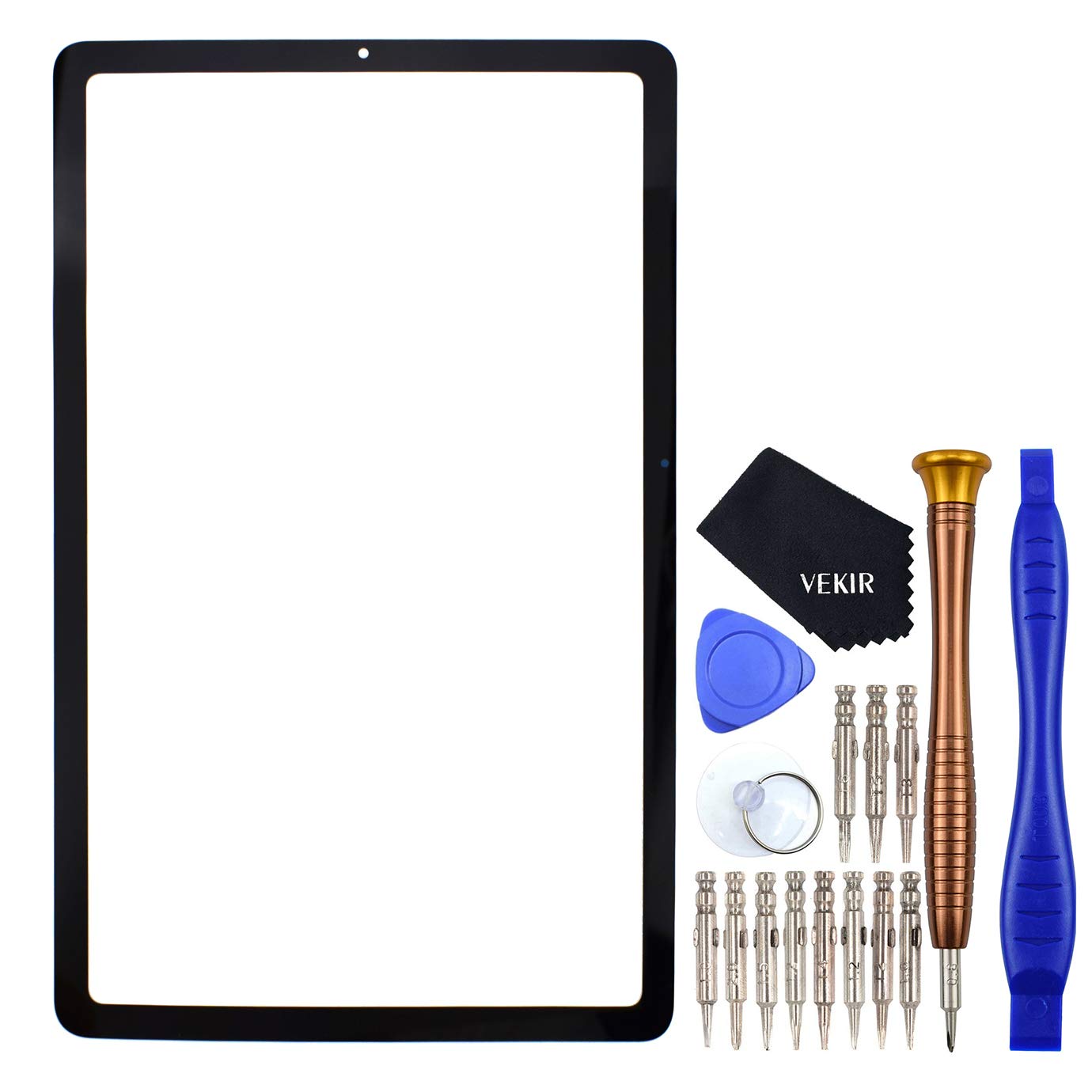 VEKIR P610 Outer Glass Screen replacement for Samsung Galaxy Tab S6 Lite Black