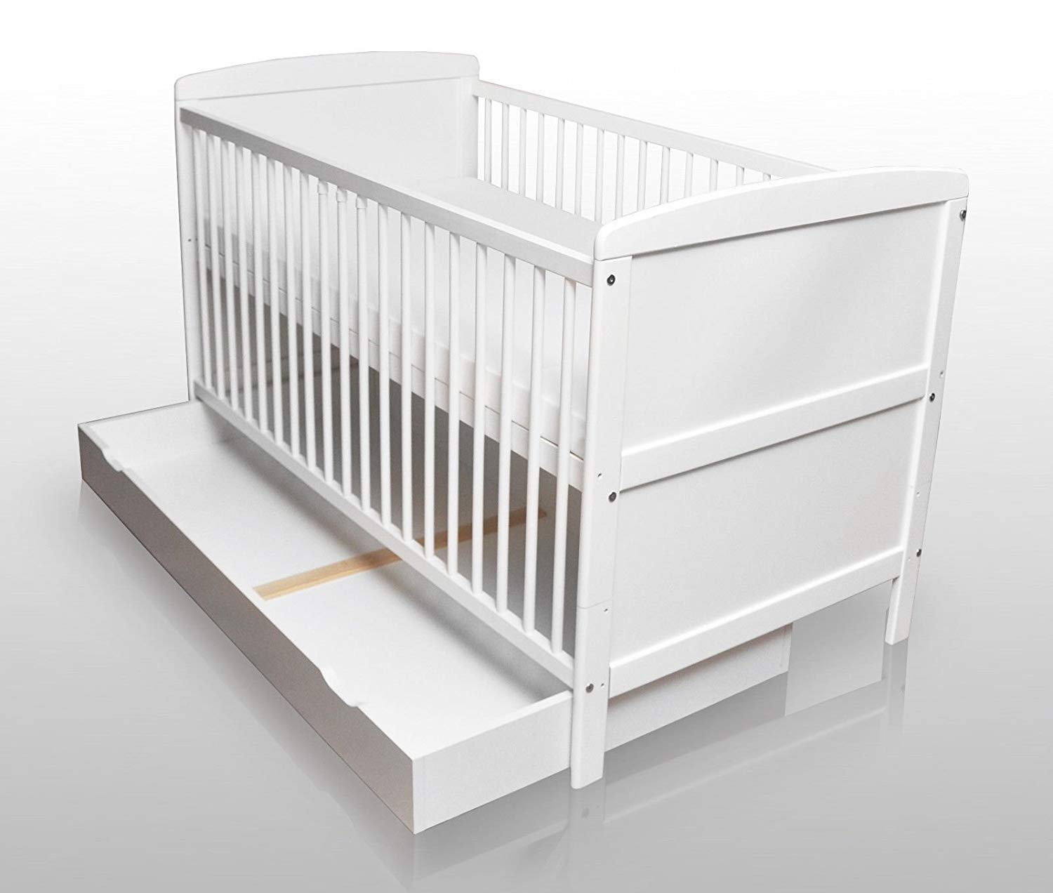 cot bed with mattress and drawer