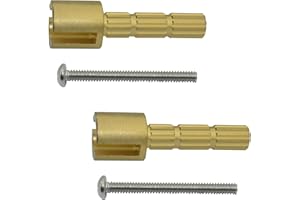 GUGAGUGA 2 Pcs 970-0770 Stem Adapter with Screw for Faucet, Plumbing Equipment Replacement, Brass