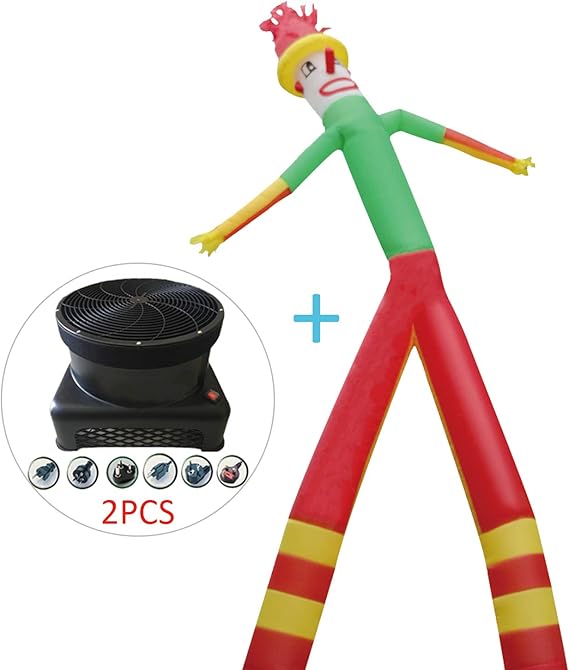 HXY Sky Tube Dancer with Blower Blow Up Man, 20 Foot Tall Inflatable